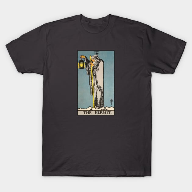 The Hermit tarot card T-Shirt by Nate's World of Tees